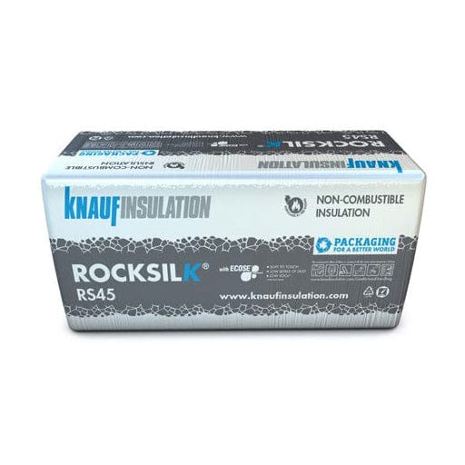 100mm Knauf Rocksilk RS45 Building Slab  1.2m x 600mm - Image 2