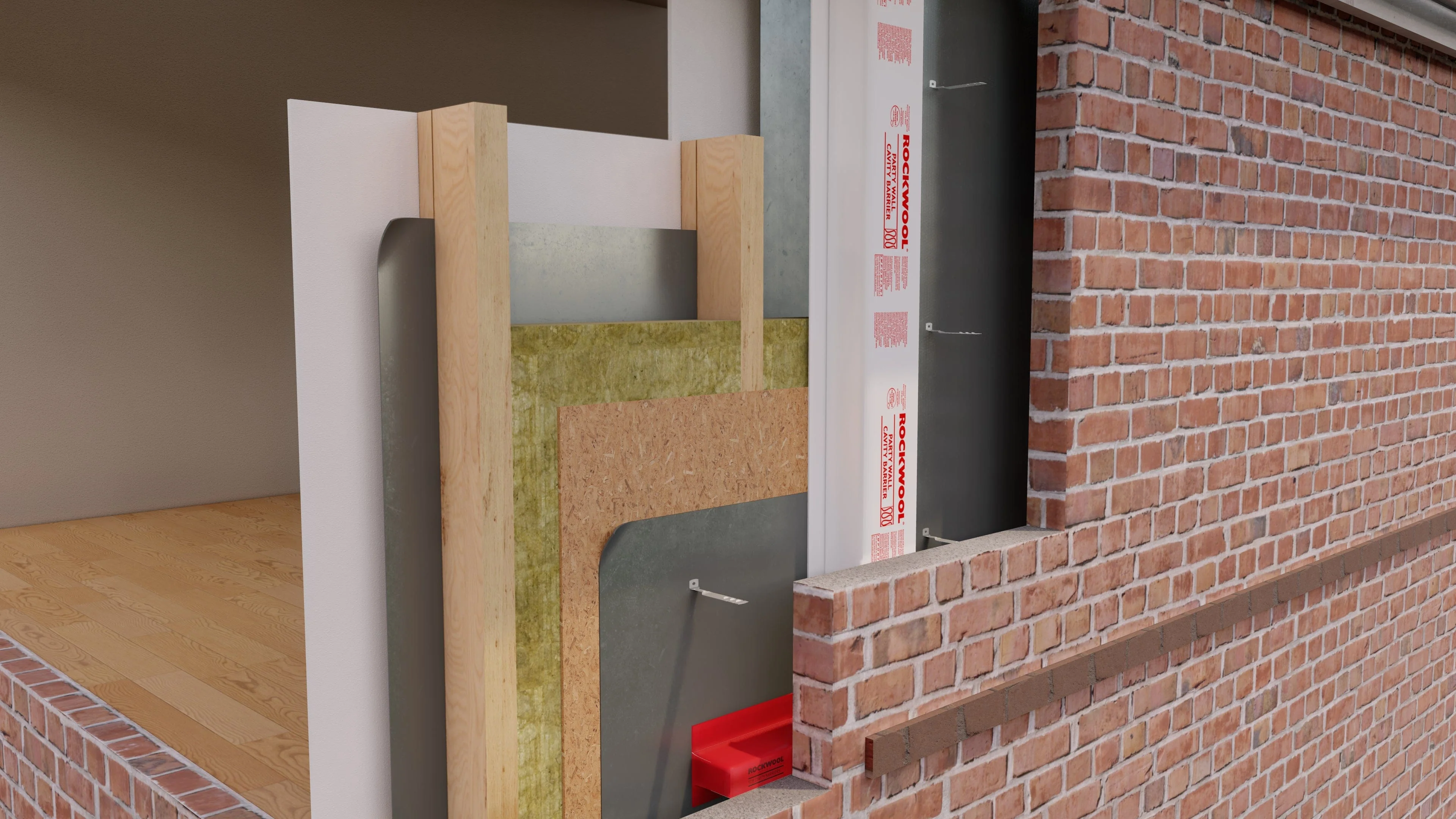 100mm Rockwool NyRock Frame Slab 032 1.2m x 600mm - Image 3