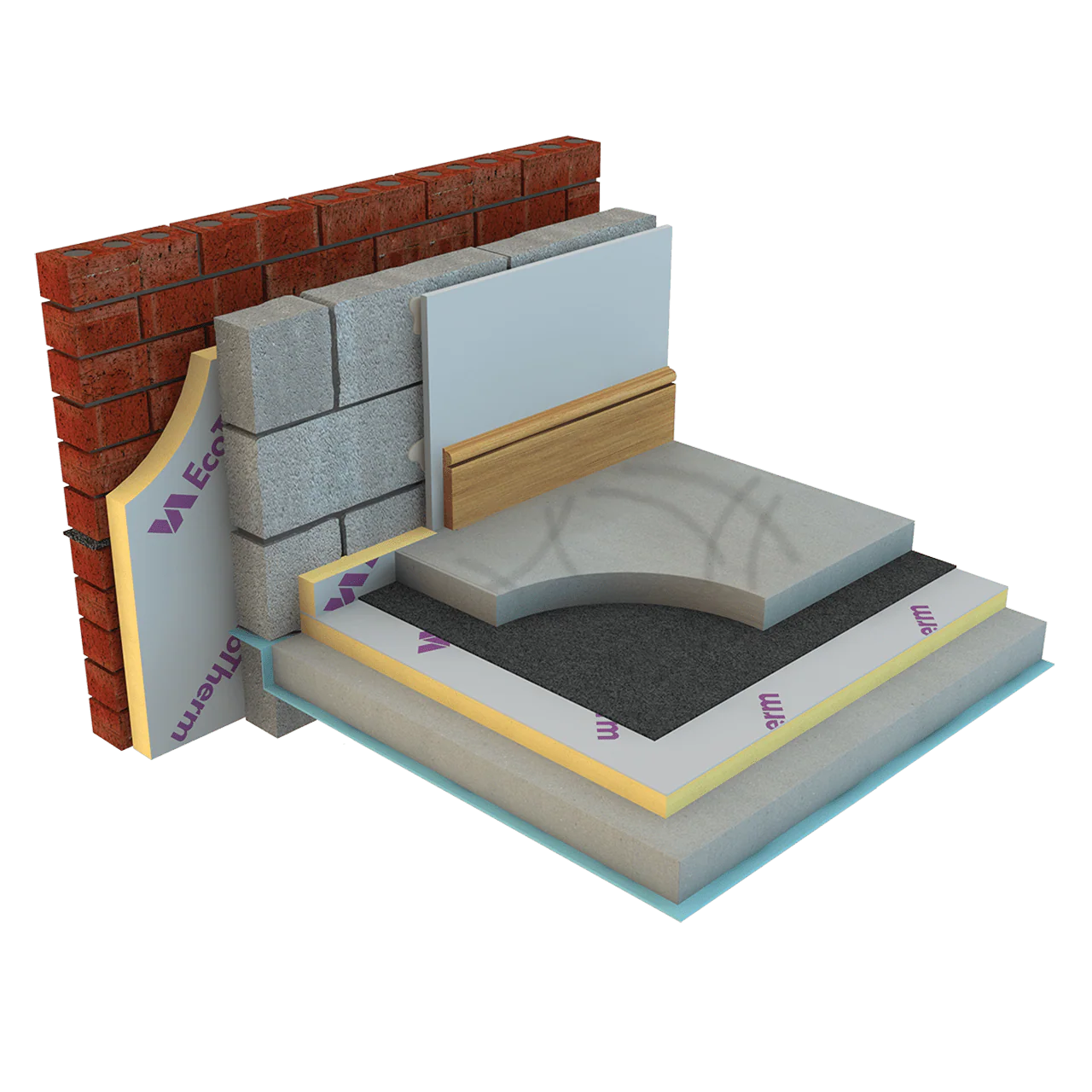 110mm Ecotherm Eco-Versal PIR Insulation Board 2.4m x 1.2m - Image 4