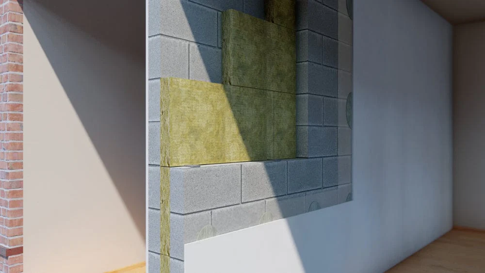 100mm Rockwool Full Fill Cavity Batt  1.2m x 455mm (3.28m2) - Image 3