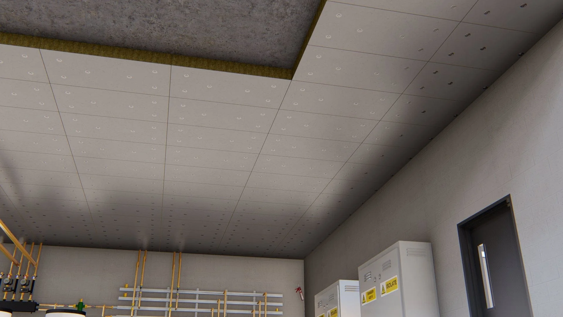 130mm Rockwool Soffit Slab (Tissue faced black) 1m x 600mm - Image 2
