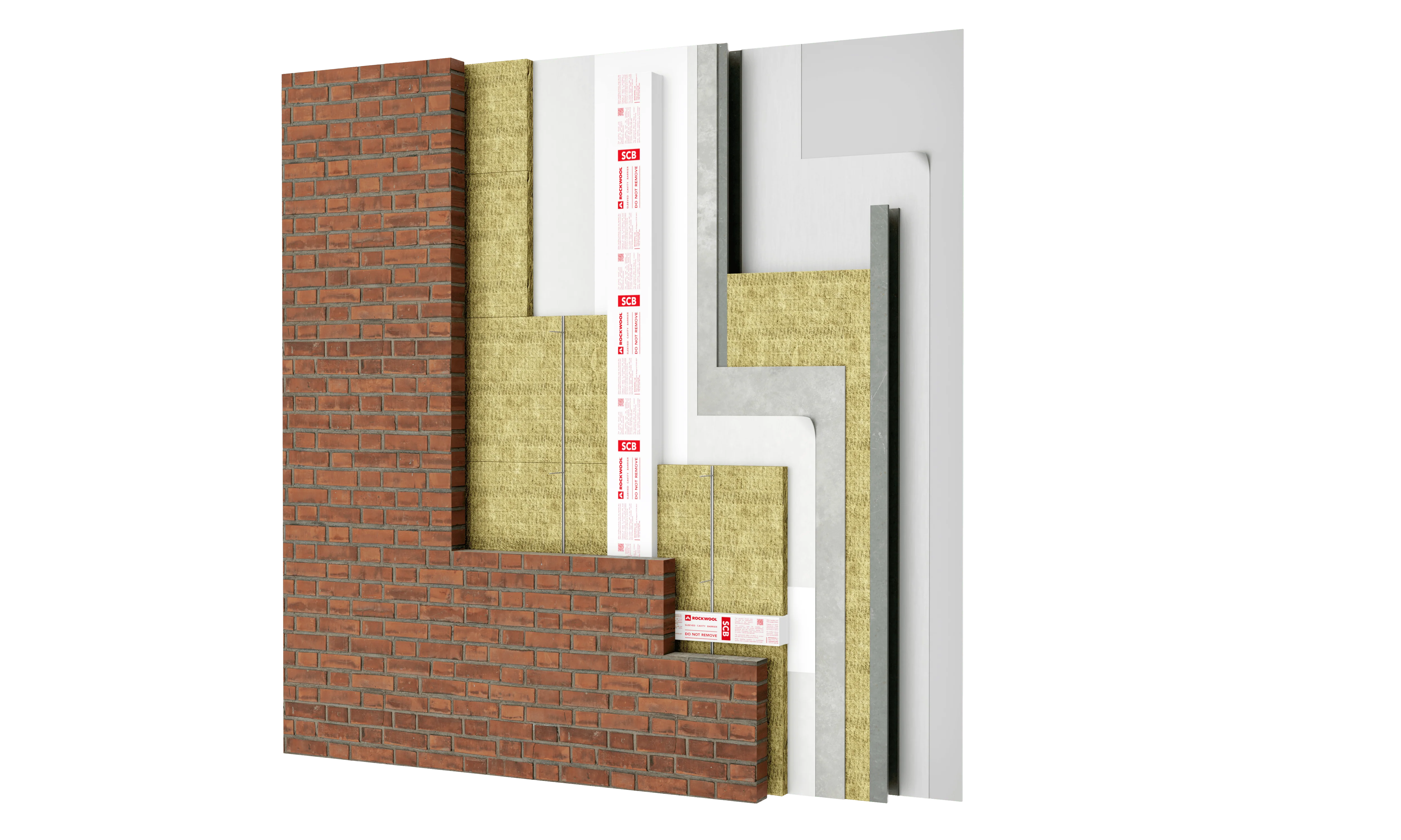 110mm Rockwool Sleeved Cavity Barrier (SCB) 1.2m x 110mm - Image 3