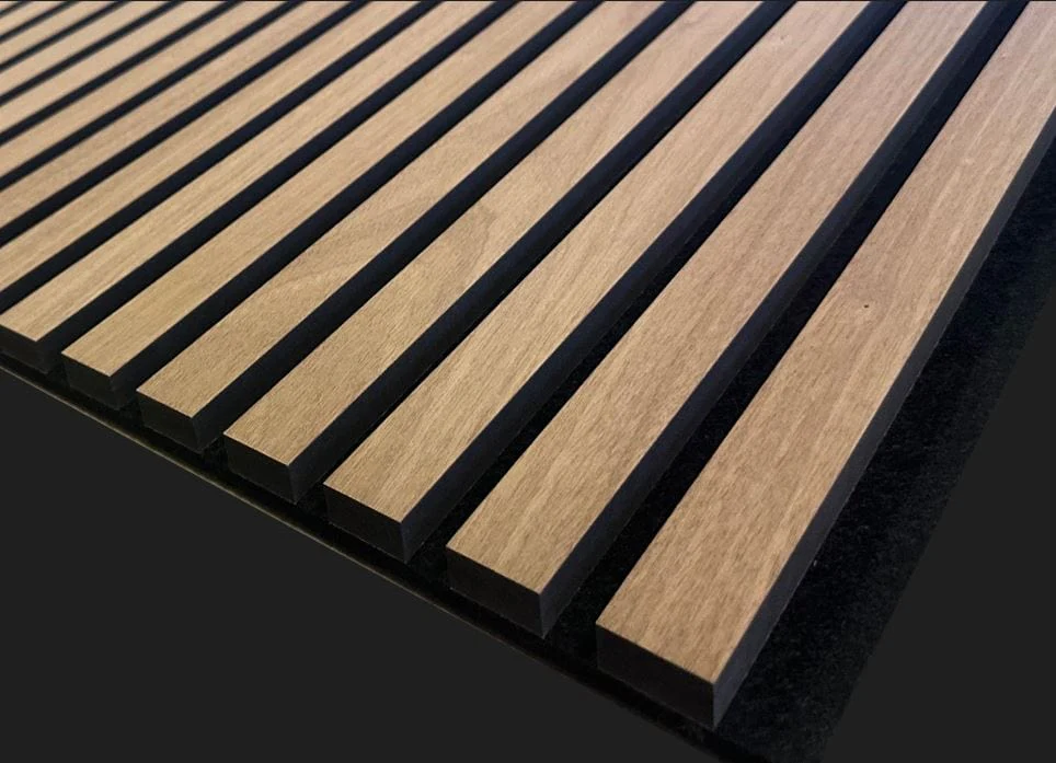 ambi-wall Acoustic Timber Slat Wall Panel 3m Sapele
