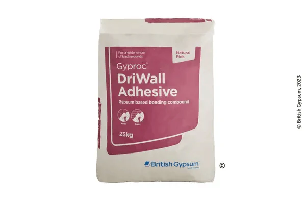25kg British Gypsum Gyproc DriWall Adhesive - Image 2