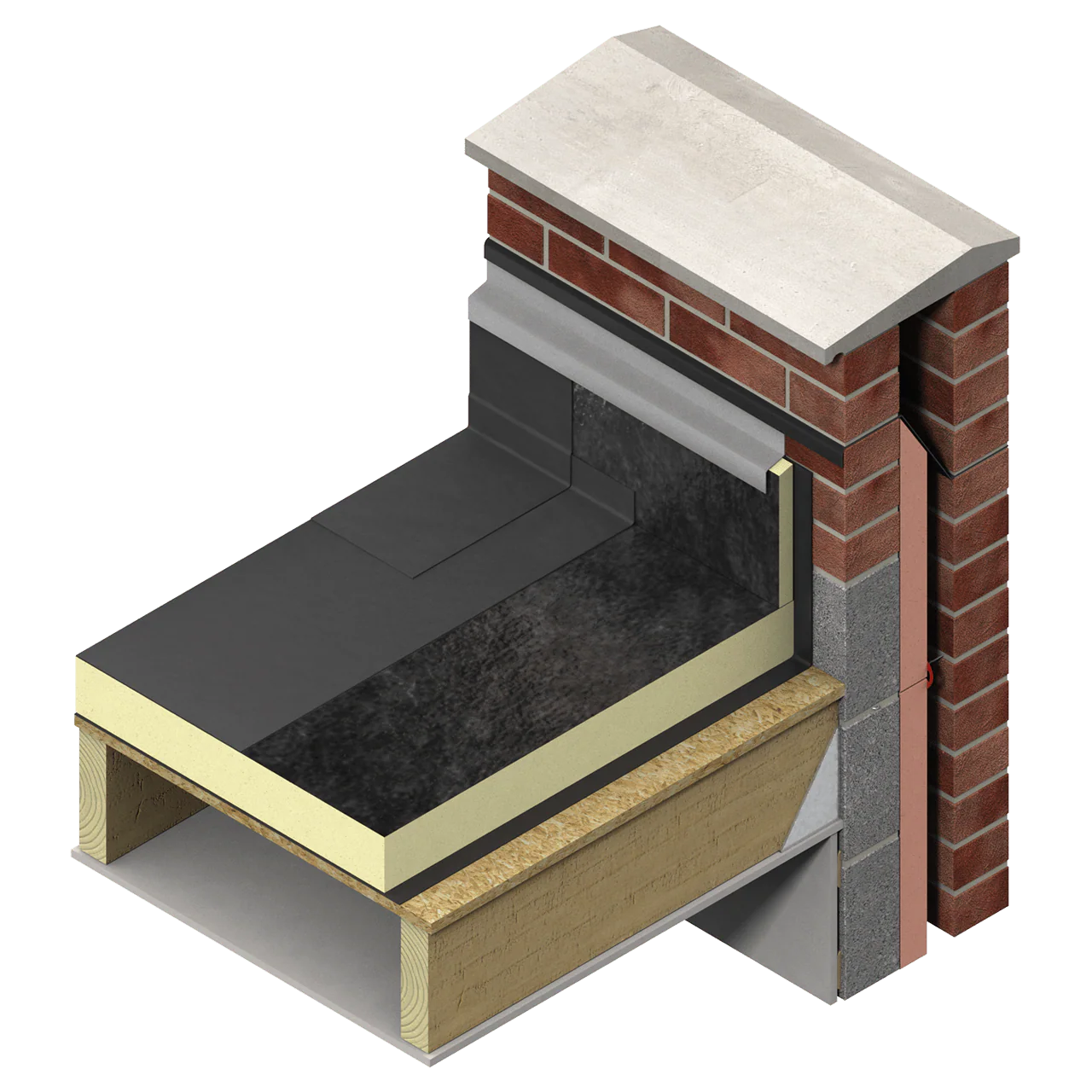 120mm Kingspan Thermaroof TR24 Flat Roof PIR Insulation Board  1200mm x 600mm - Image 4