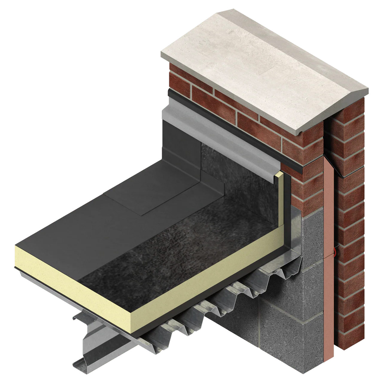 80mm Kingspan Thermaroof TR24 Flat Roof PIR Insulation Board  1200mm x 600mm - Image 3