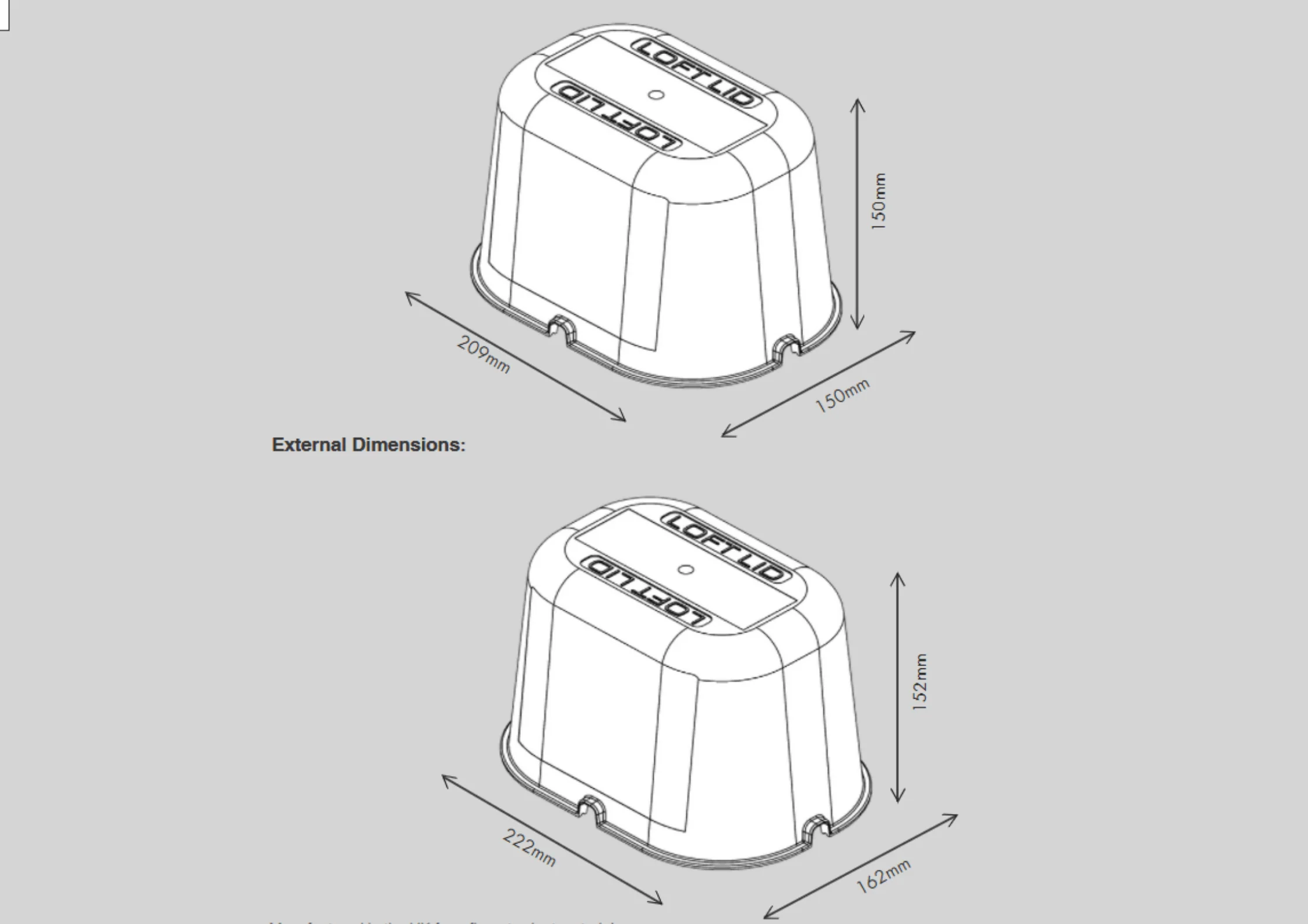 Loft Lid Downlight Protector Hood - Image 3