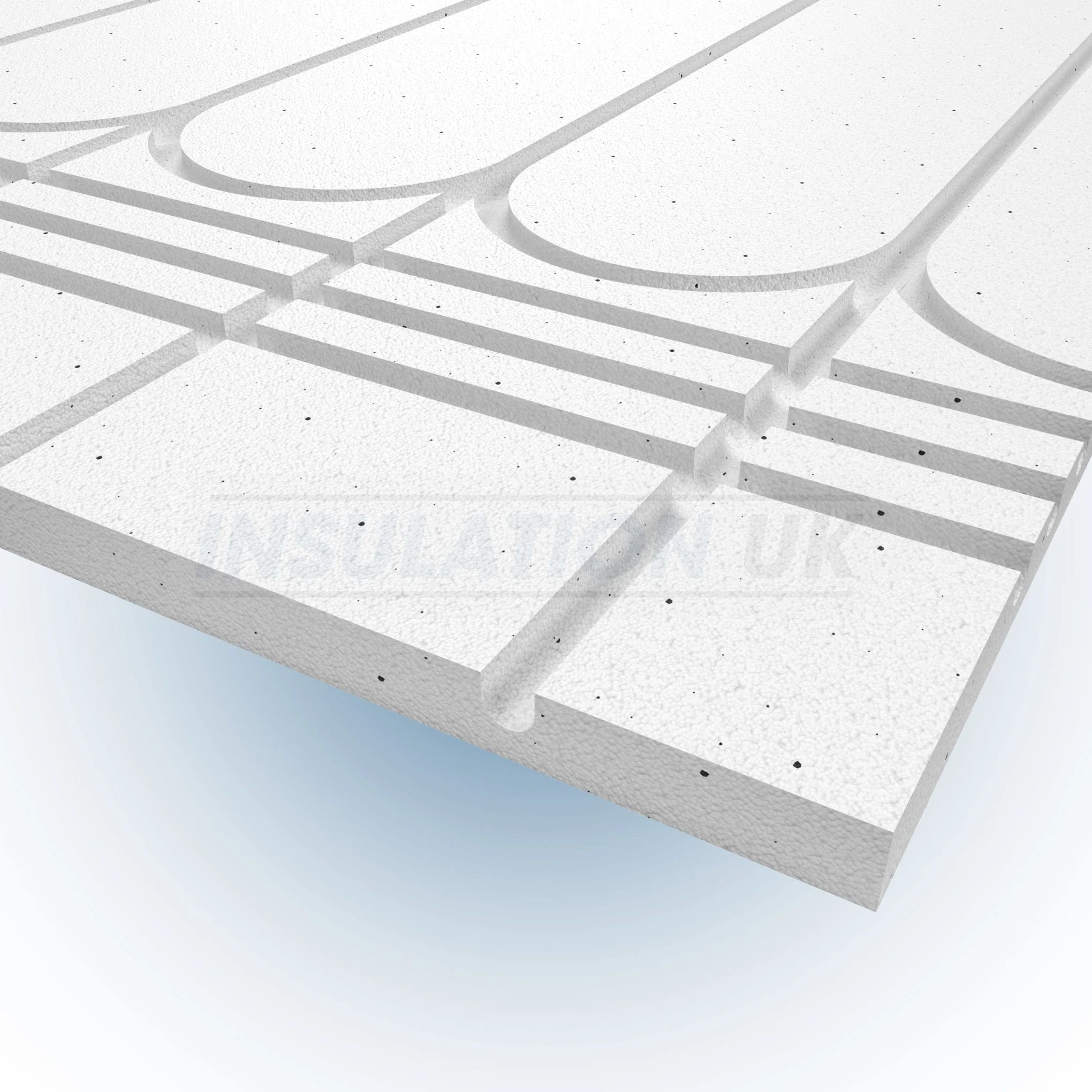 25mm Tekwarm EPS150 Low Profile UFH Board 1200mm x 1200mm (1.44m2) 16mm Pipe - 150 centers - Image 2