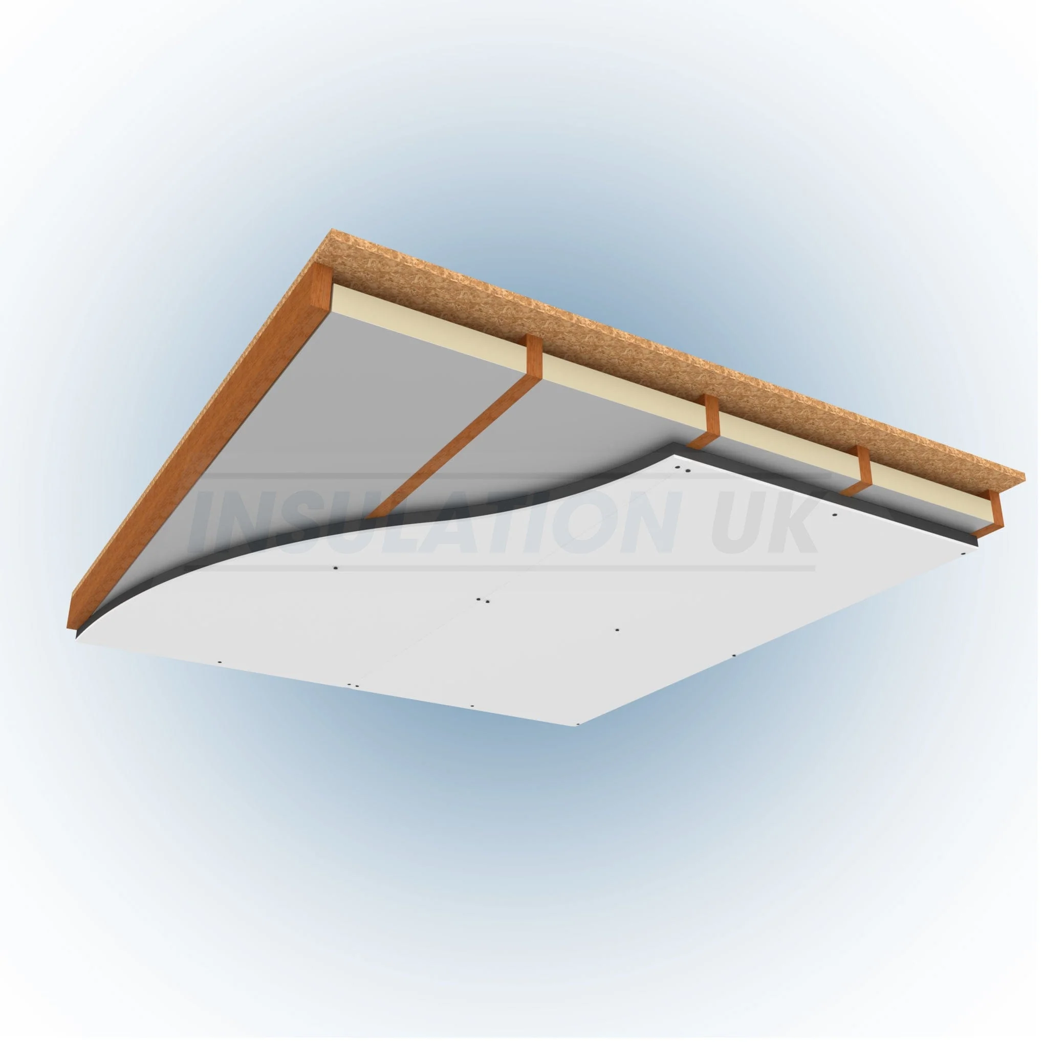 72.5mm Tekwarm HP+ Insulated Plasterboard  2.4m x 1.2m - Image 7
