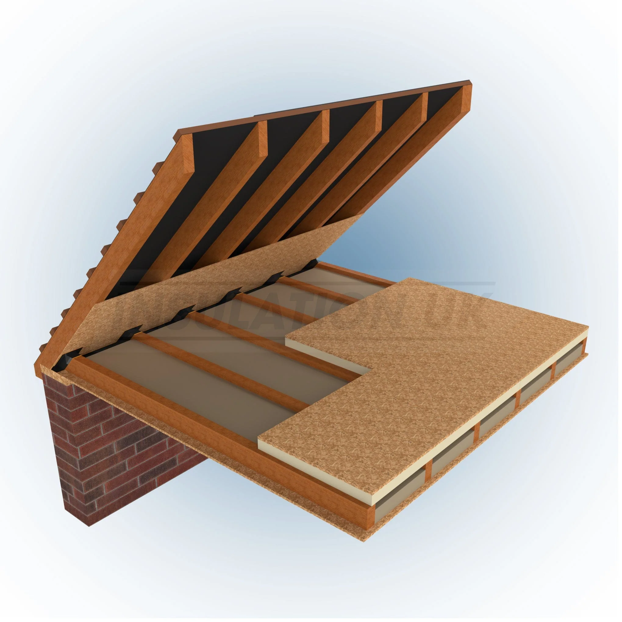 83mm Tekwarm Insulated Loft Deck 1200mm x 600mm - Image 4