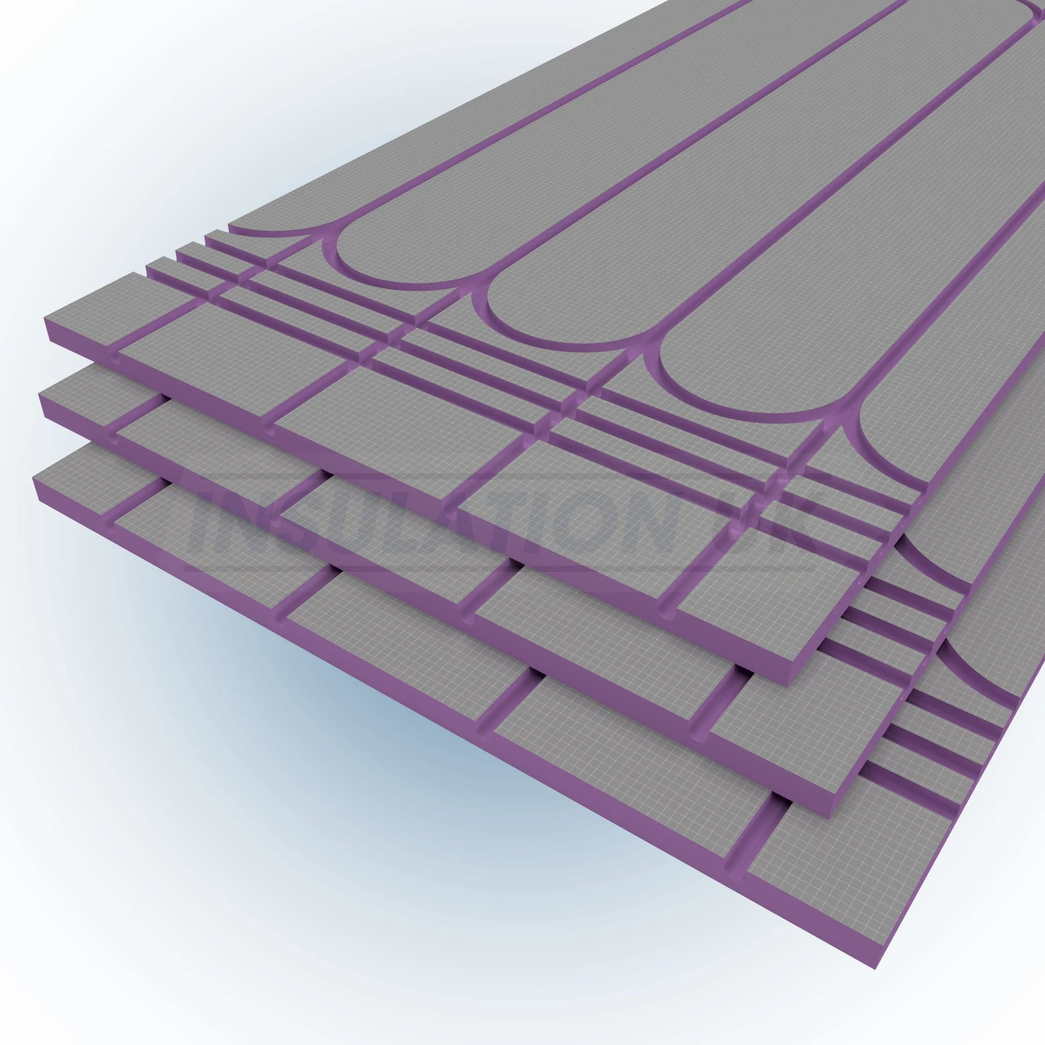 Tekwarm Lite Low Profile UFH Board  1200mm x 600mm x 20mm  12mm Pipe / 150mm Centres - Image 4