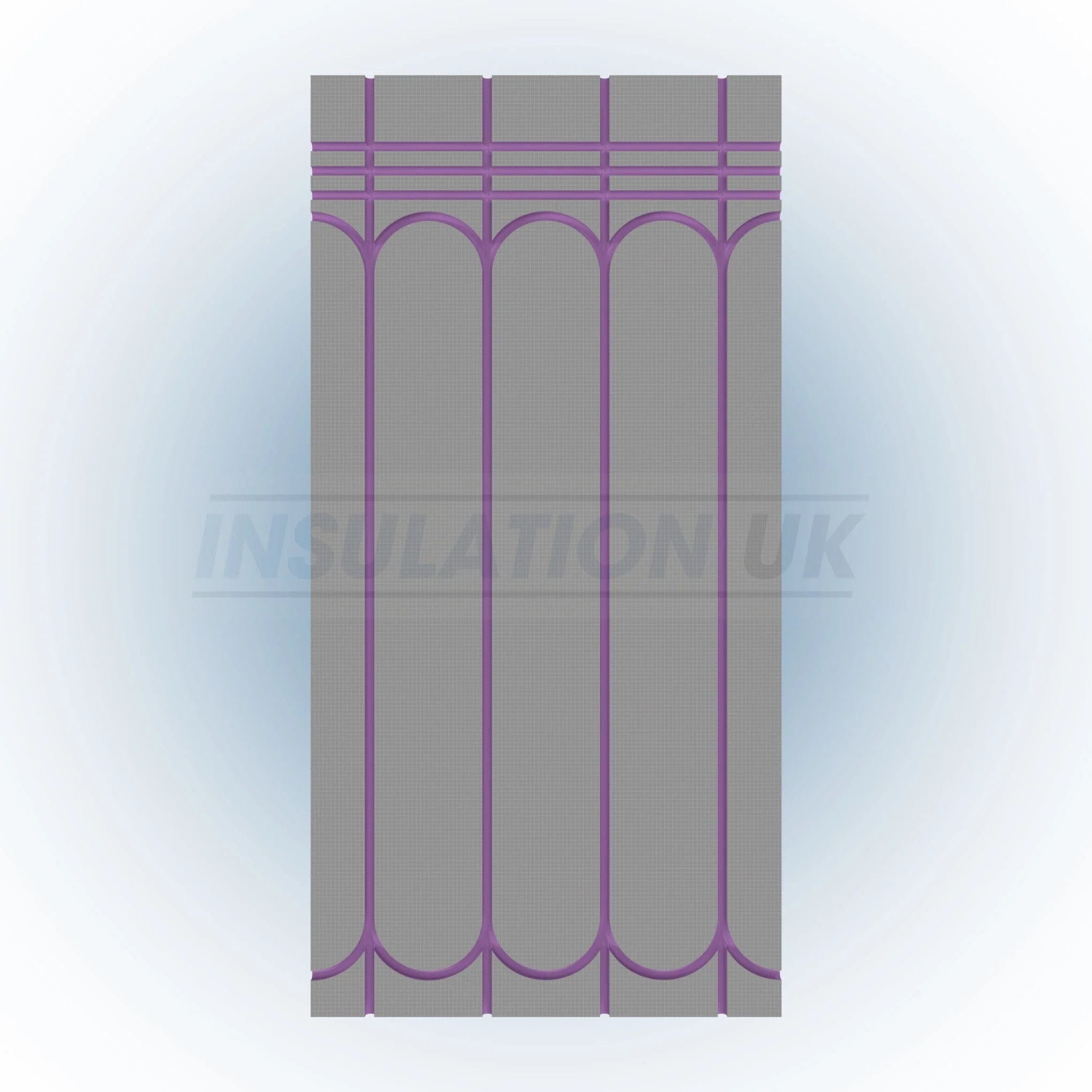 Tekwarm Lite Low Profile UFH Board  1200mm x 600mm x 20mm  16mm Pipe / 200mm Centres - Image 3