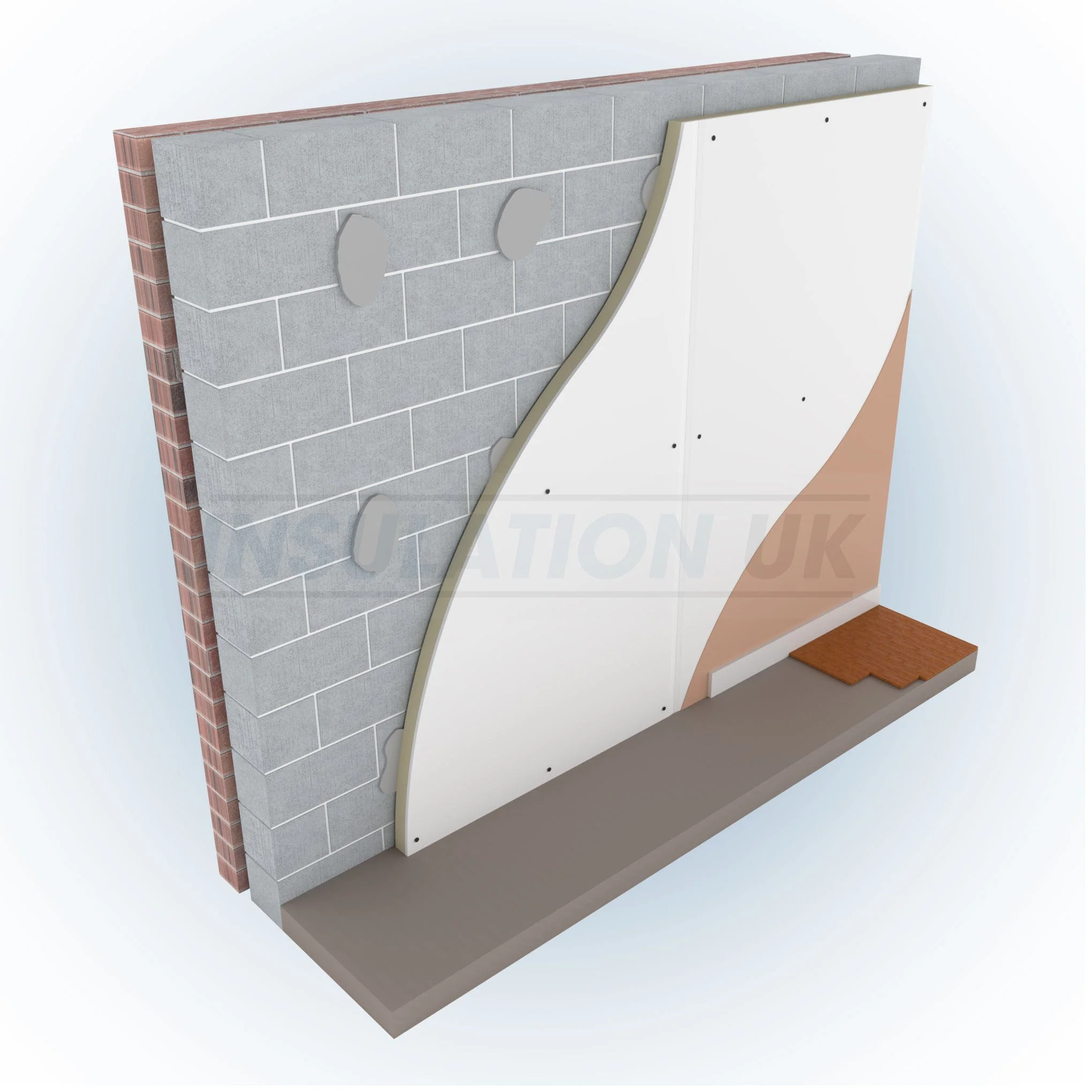 Tekwarm PIR Insulated Plasterboard 2.4m x 1.2m Bulk Buy 102.5mm - Pallet of 11 Sheets - Image 5