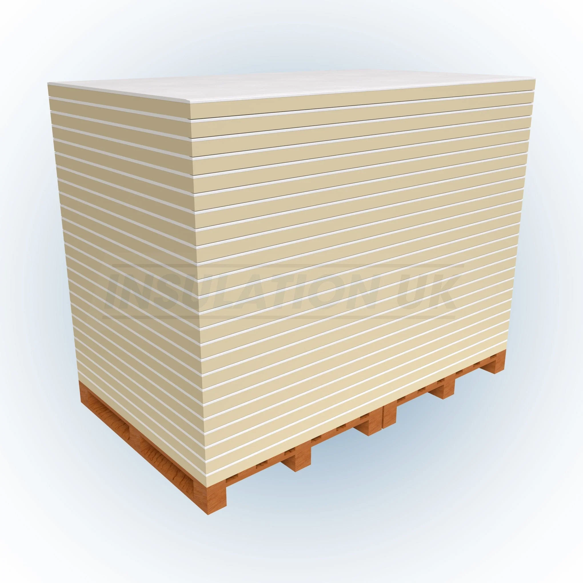 Tekwarm PIR Insulated Plasterboard 2.4m x 1.2m Bulk Buy 32.5mm - Pallet of 34 Sheets