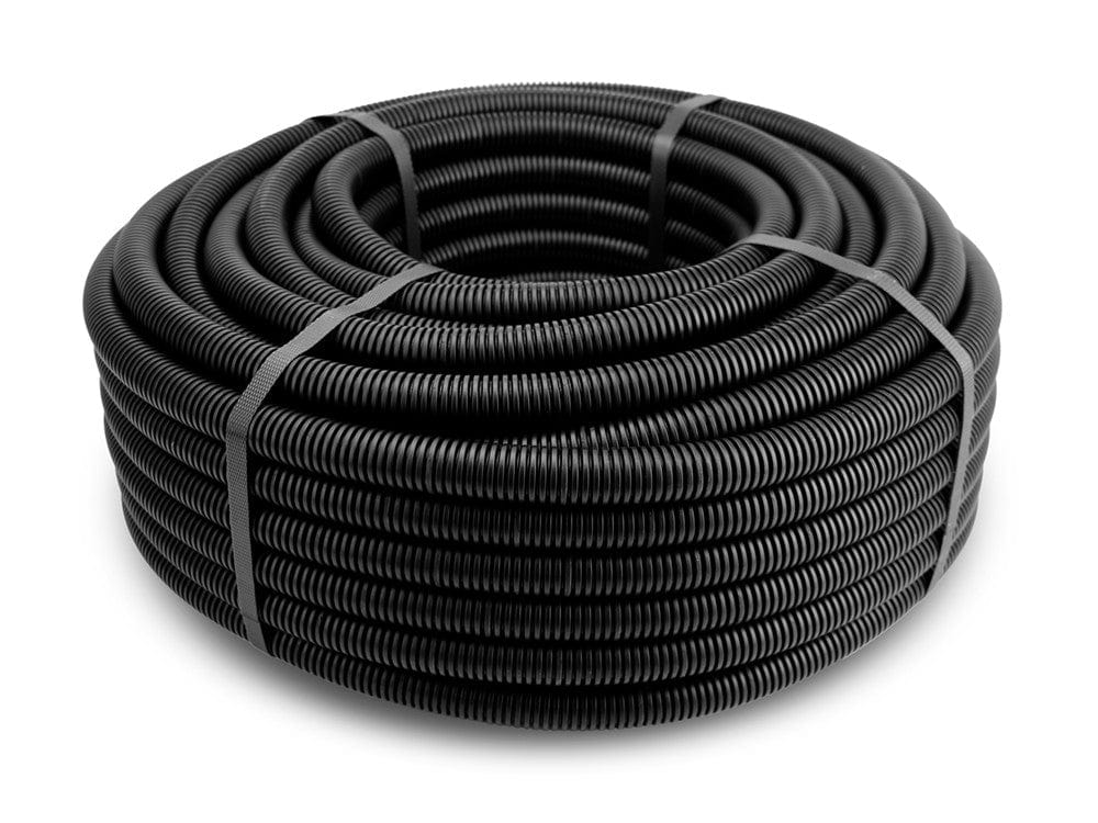 Tekwarm UFH Black Slitted Conduit Roll 50m coil